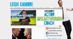 Desktop Screenshot of leighcambre.com